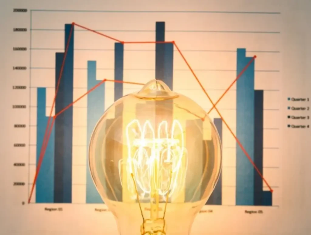 economic graph representing growth